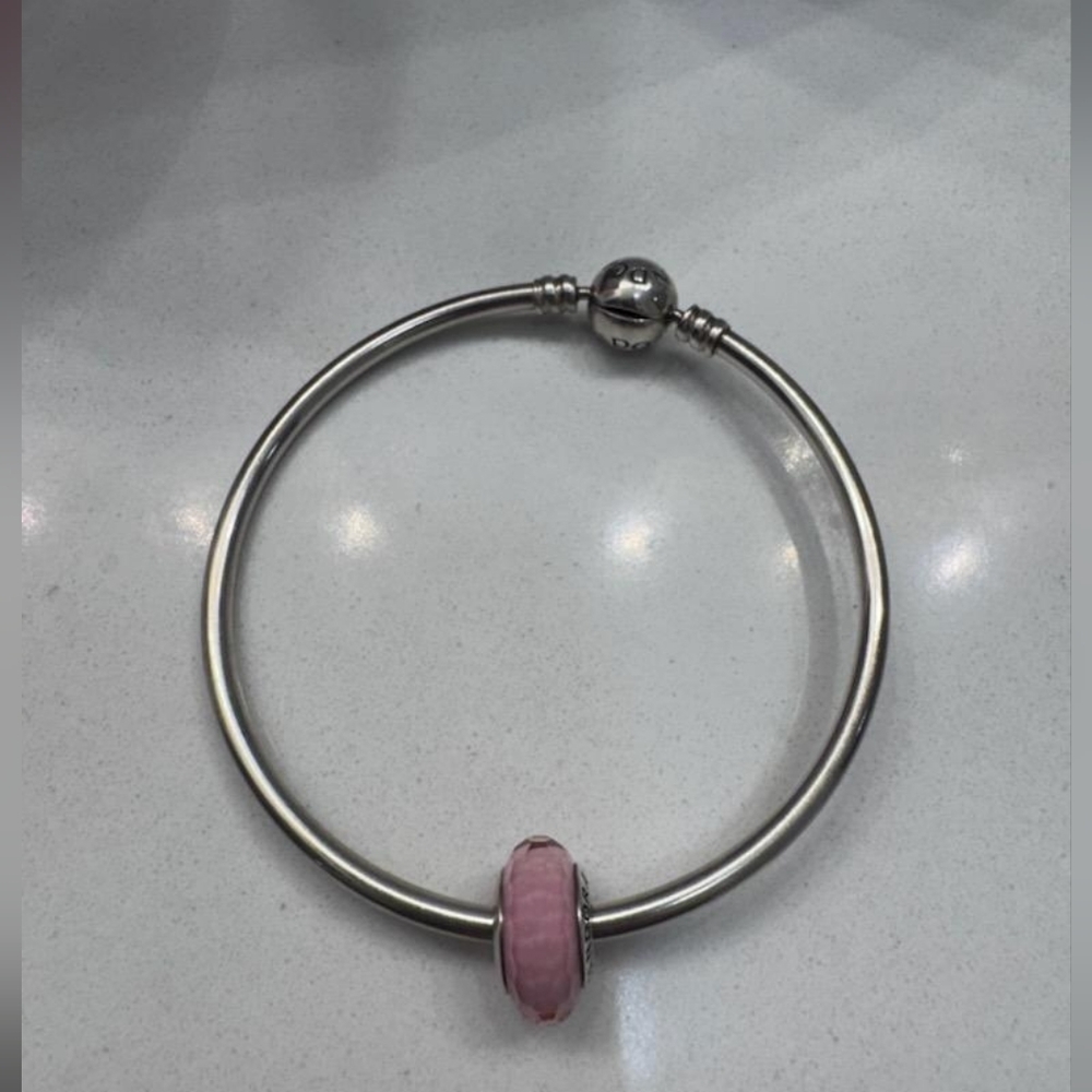 Authentic Pandora Pink Glass Bead -bracelet Sold Separately